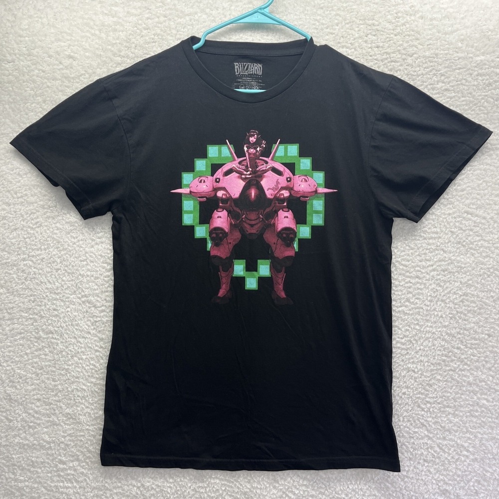 Blizzard Entertainment Tshirt Womens Medium Black Overwatch Designed By Jinx Fit